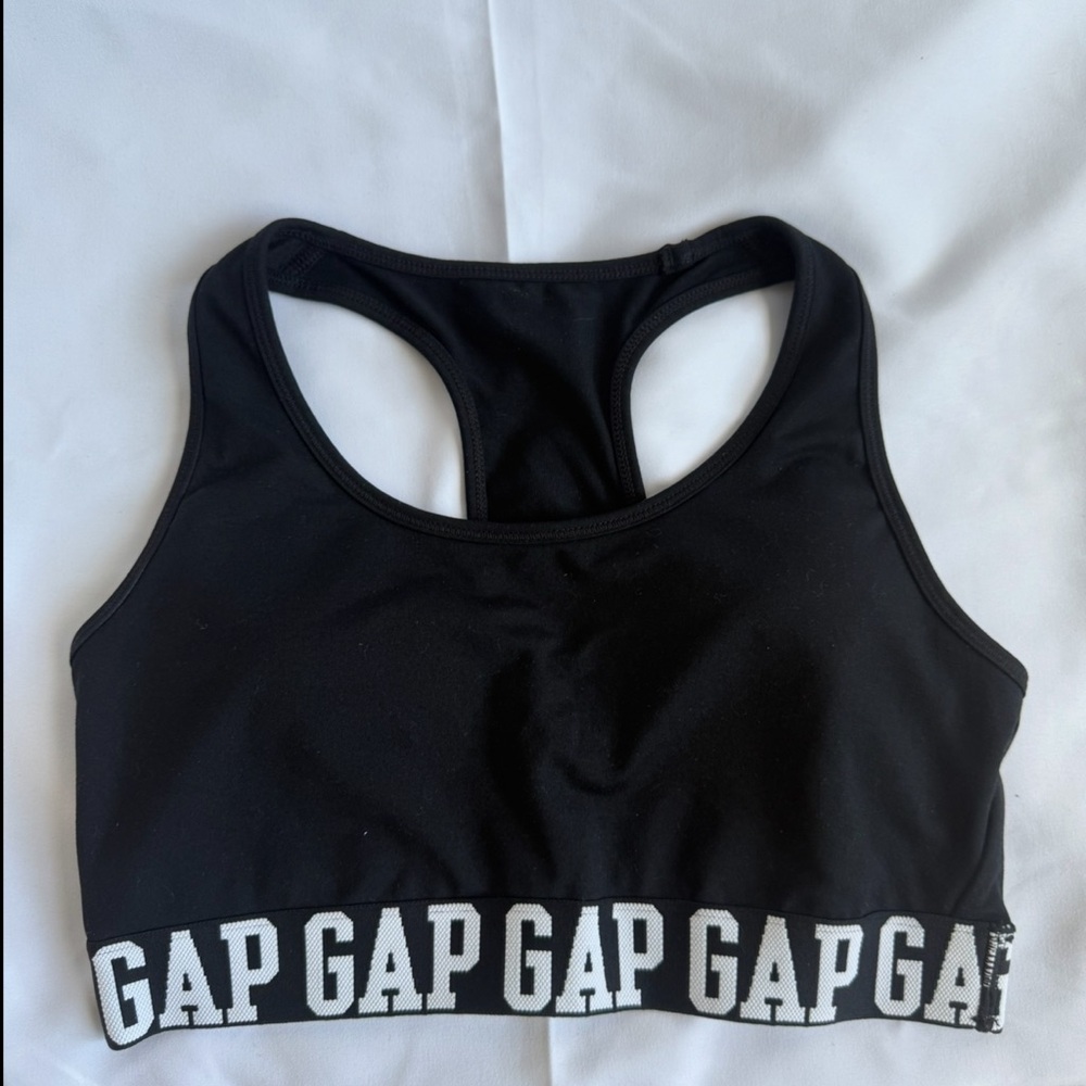 GAP Black and White Sports Bra